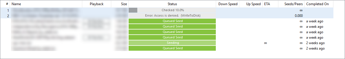 Utorrent Error Access Denied Write To Disk