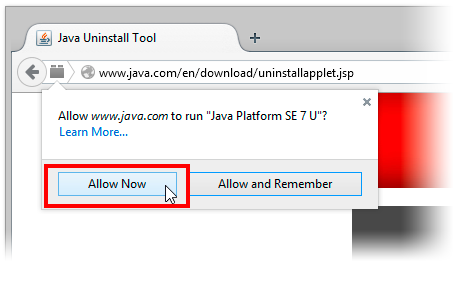 enable java in mozilla firefox browser