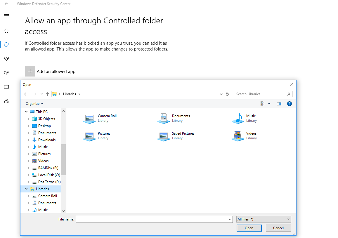 Configure Controlled Folder Access In Windows 10 Ghacks