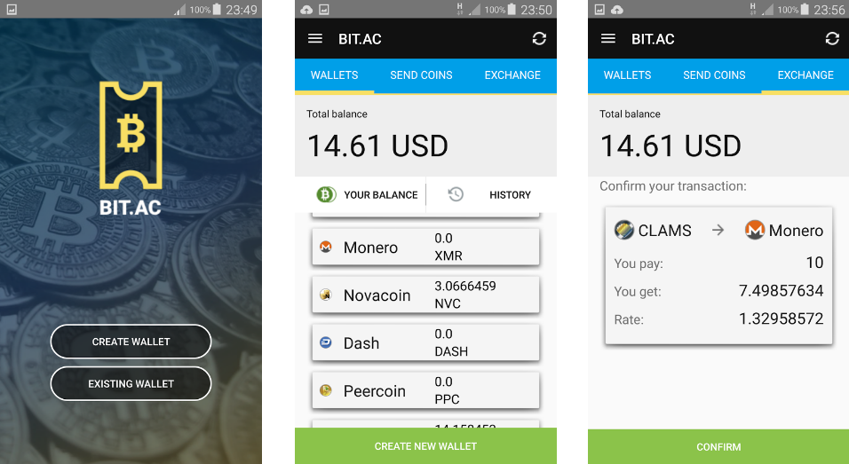premined crypto currency wallet