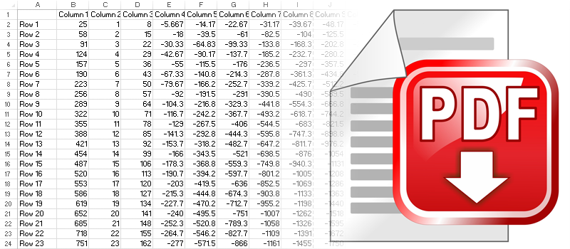 import pdf form into excel