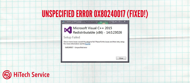 visual studio enterprise 2015 installation fail windows 7