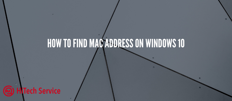 how to find mac address of wireless adapter in windows 10