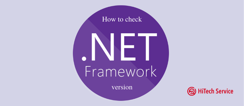 how to check net version