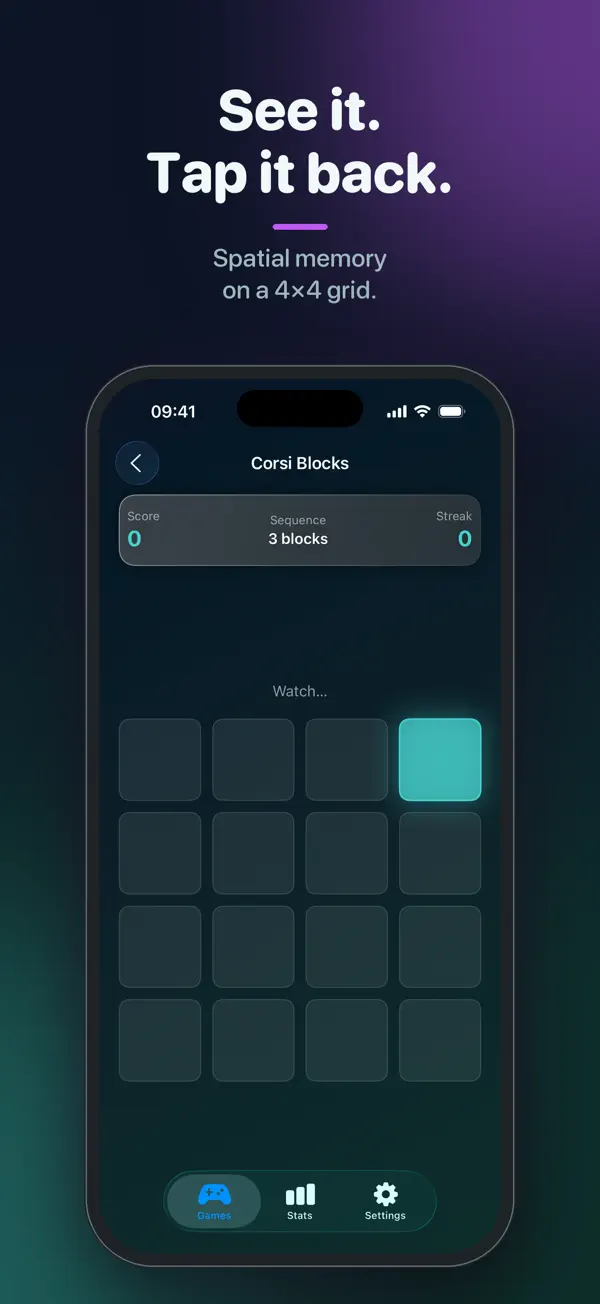 MemorEase Lite on iPhone, screenshot 3