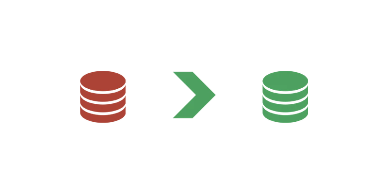Illustration of a database migration